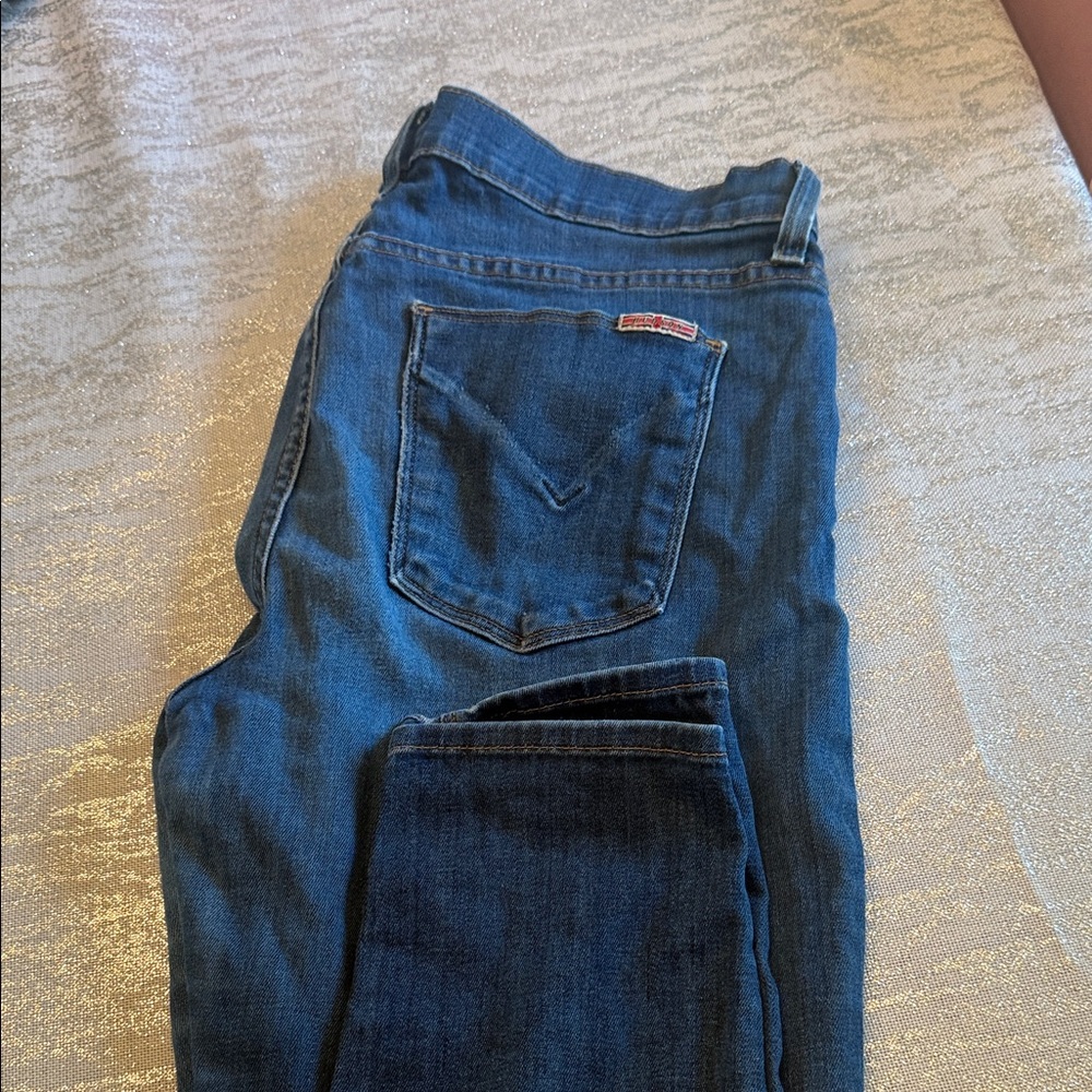 Hudson Jeans Women's Skinny Dark Blue Denim - Picture 3 of 5